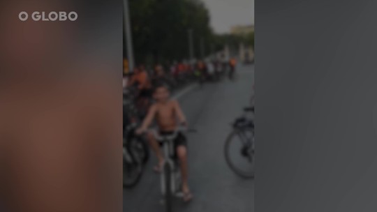 Ciclistas promovem rolezinho pelo Centro e Zona Sul do Rio com manobras arriscadas; veja vídeo