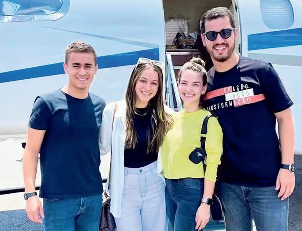 Pastor próximo à Lagoinha, Guilherme Batista usou jato de Vorcaro em viagem com Nikolas — Foto: Reprodução