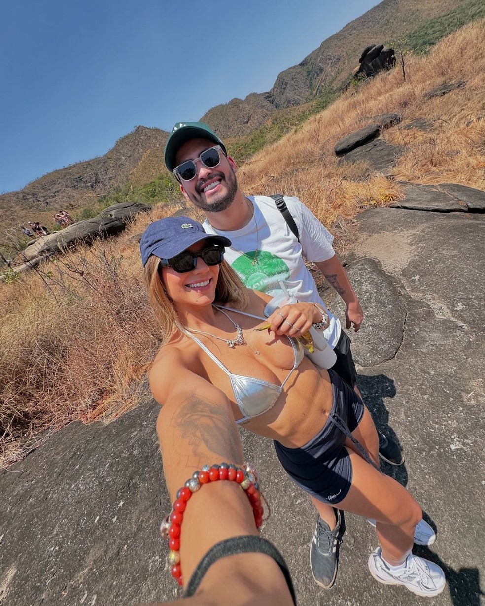 Hariany Almeida mostrou viagem romântica com Matheus Vargas para Chapada dos Veadeiros — Foto: Reprodução Instagram
