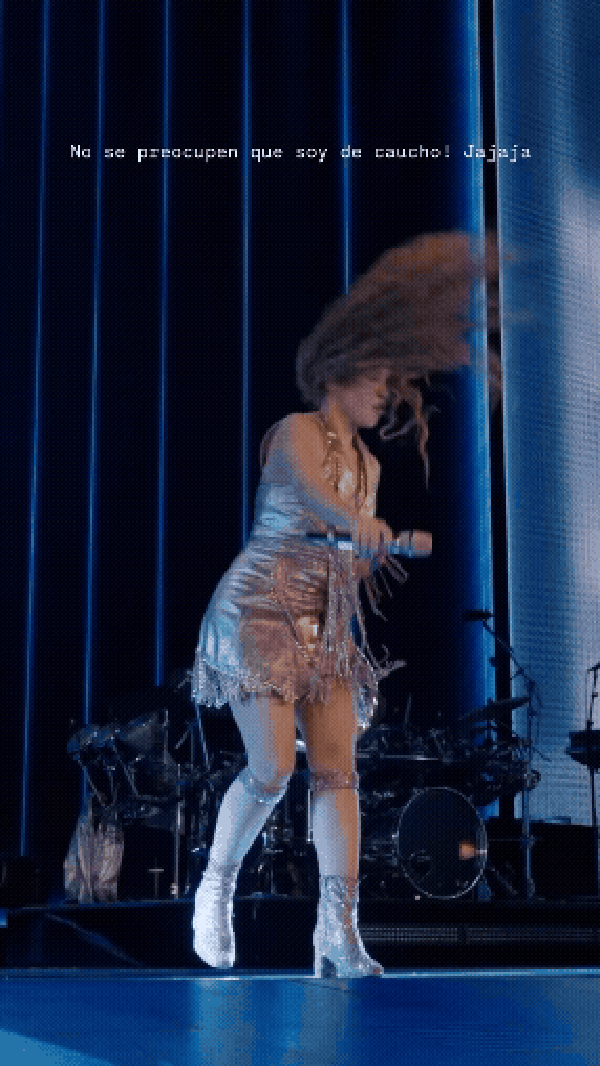 Shakira cai durante show em El Salvador e compartilha momento nas redes ...
