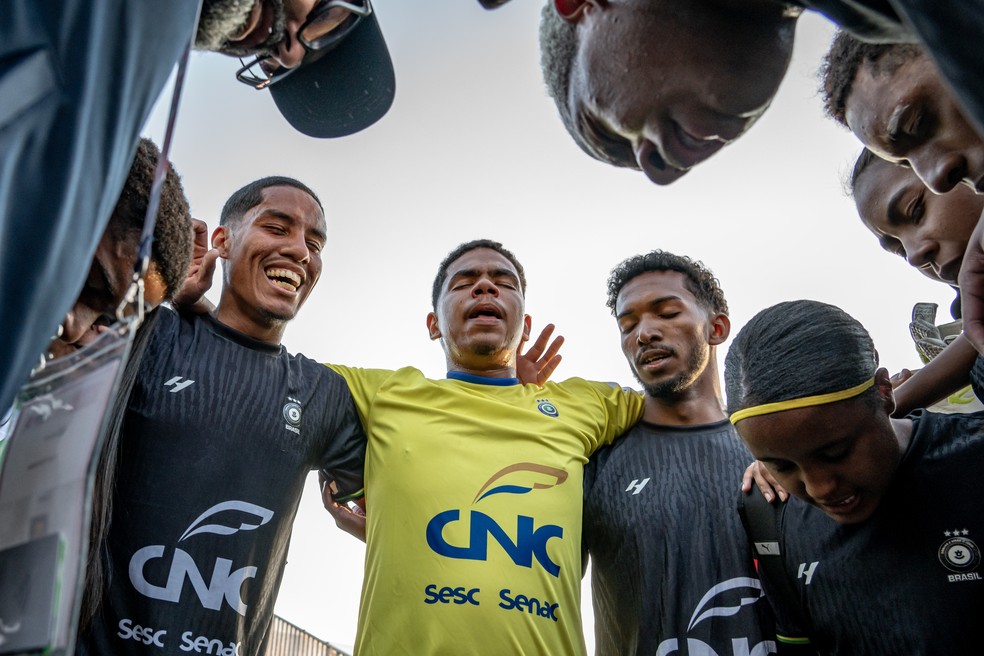 Equipe brasileira na Homeless World Cup — Foto: Anita Milas/HomelessWorldCup