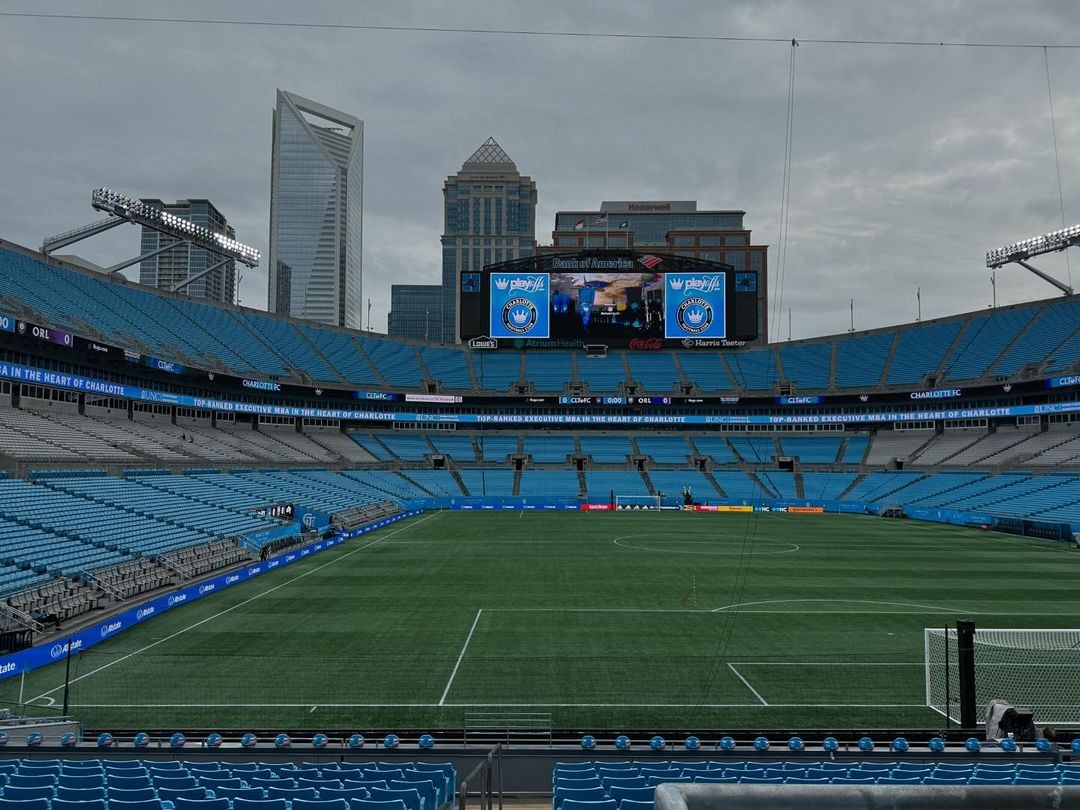 Bank of America Stadium, em Charlotte, Carolina do Norte — Foto: Reprodução