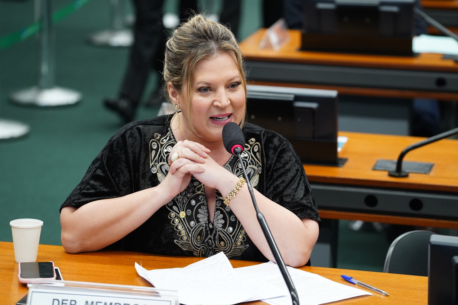 Joice Hasselmann em sessão na Câmara dos Deputados em junho de 2019 — Foto: Pablo Valadares/Câmara dos Deputados