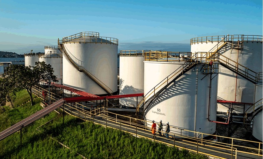 Imagem do site da Moove, fábrica de óleo que pegou fogo na Ilha do Governador