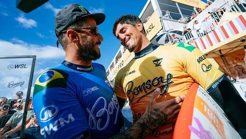 Medina e Filipinho brilham nas oitavas da WSL na Nova Zelândia