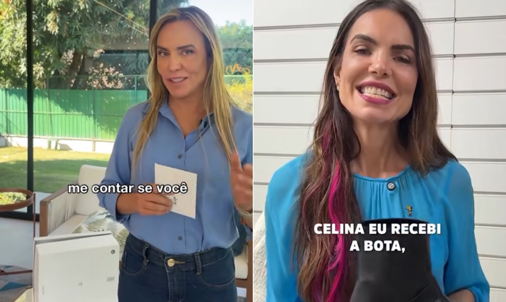 Governadora do DF presenteia adversária com botina, que rebate: ‘Queria mesmo era o balanço do BRB’