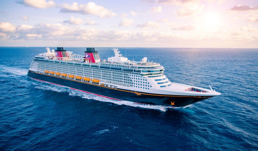 O navio Disney Dream — Foto: Divulgação/Disney Cruise Line