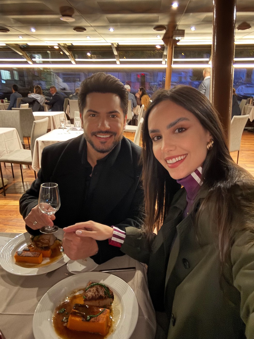 Thiago e Geórgia compartilham com seus seguidores momentos da vida a dois — Foto: Divulgação