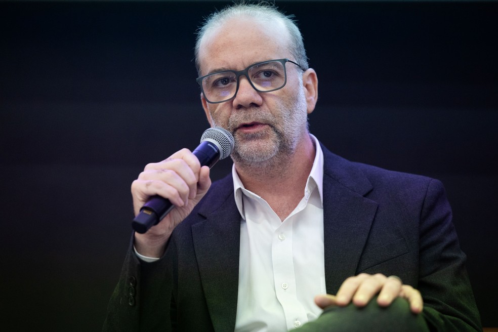 Alain Gharib, GLOBO Editor-in-Chief, at an ANJ event – ​​Photo: María Isabel Oliveira