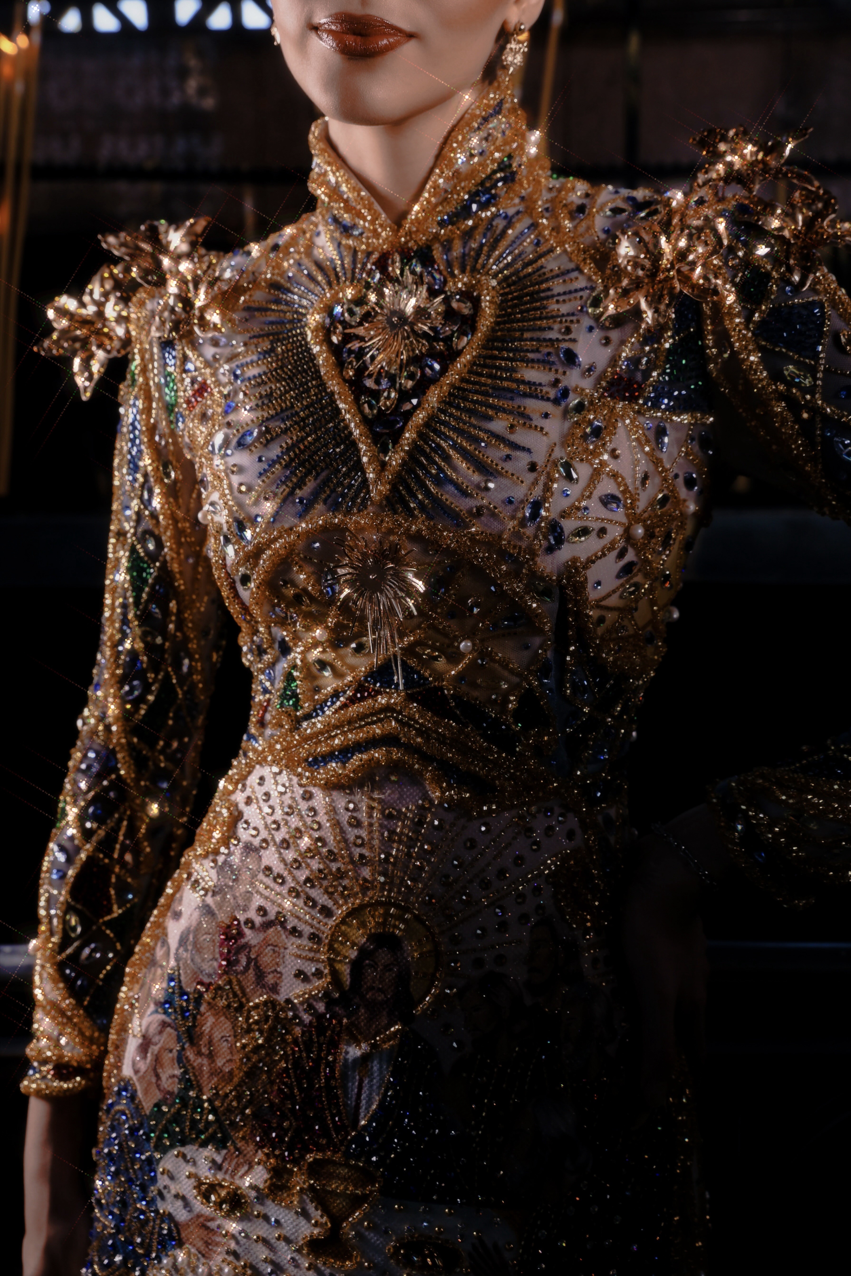 Vestido da miss Brasil é inspirado em 'A Última Ceia' e custa R$ 270 mil