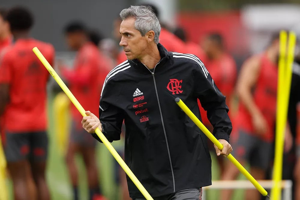 Paulo Sousa assumiu o comando do Flamengo em dezembro de 2021  Divulgação — Foto: Divulgação