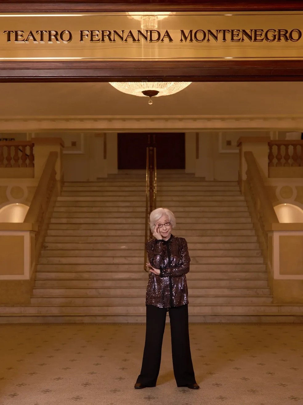 Fernanda Montenegro emociona com declaração sobre longevidade e paixão pela vida — Foto: Divulgação Bob Wolfenson