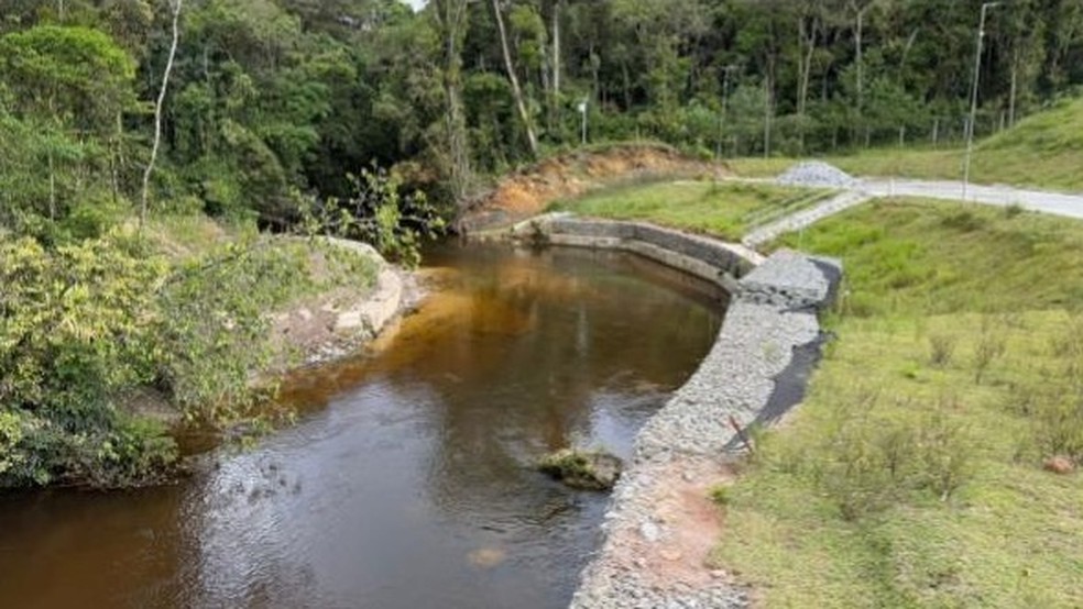 Itapanhaú water collection, in Serra do Mar — Photo: Disclosure/Sabesp