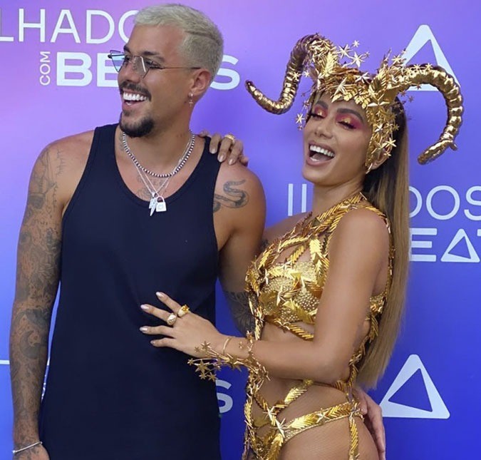 O influenciador Lipe Ribeiro teve um breve affair com Anitta em 2021, durante um reality show organizado pela cantora antes do Carnaval — Foto: Divulgação