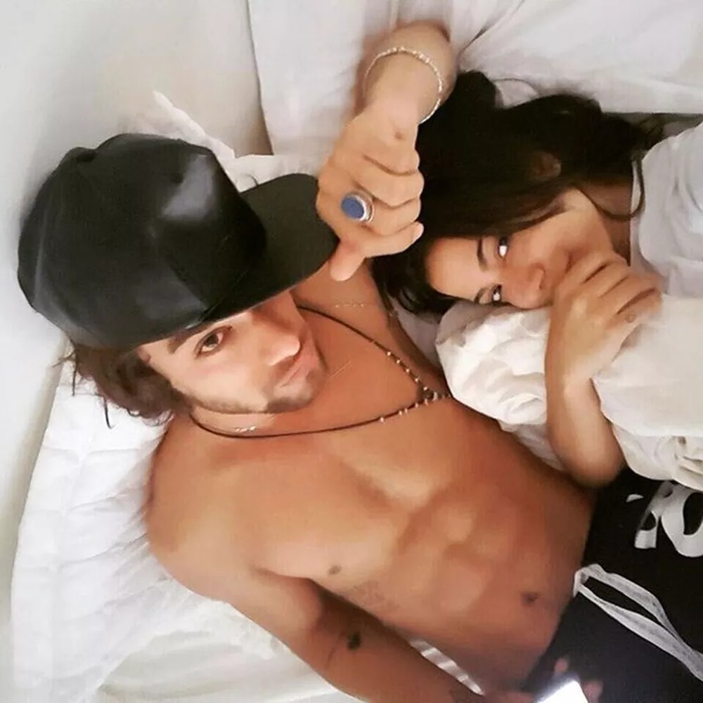 Anitta e o ator e modelo Pablo Morais tiveram um relacionamento em 2016, que durou cerca de dois meses. Os dois chegaram a assumir o romance nas redes com fotos aos beijos. — Foto: Redes sociais/Reprodução