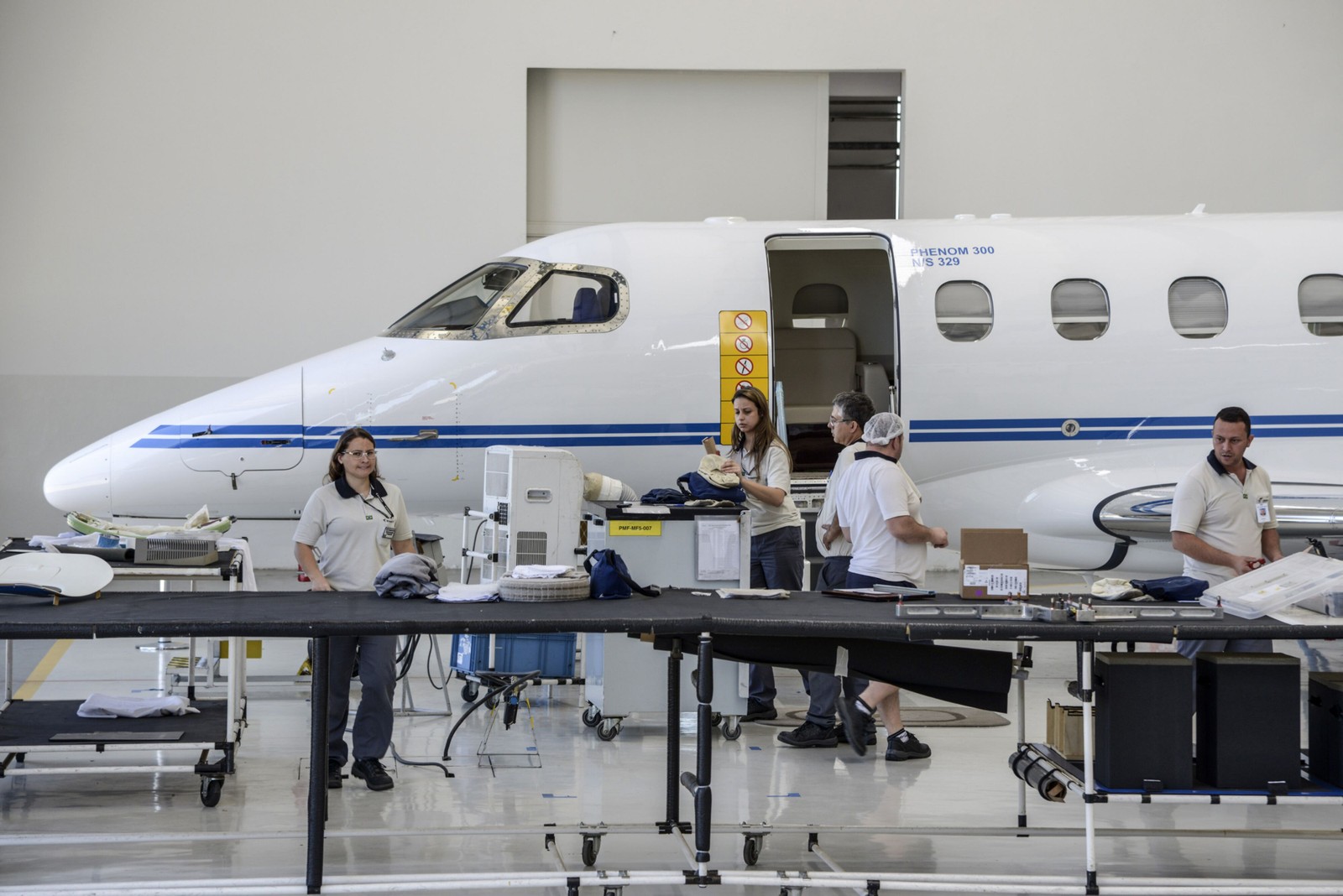 Development of the Fenon 300 began in 2005, but the first flight took place in 2008. — Photo: Paulo Fridman/Bloomberg