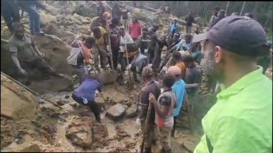 ONU considera 'pouco provável' encontrar sobreviventes após enorme deslizamento de terra em Papua-Nova Guiné