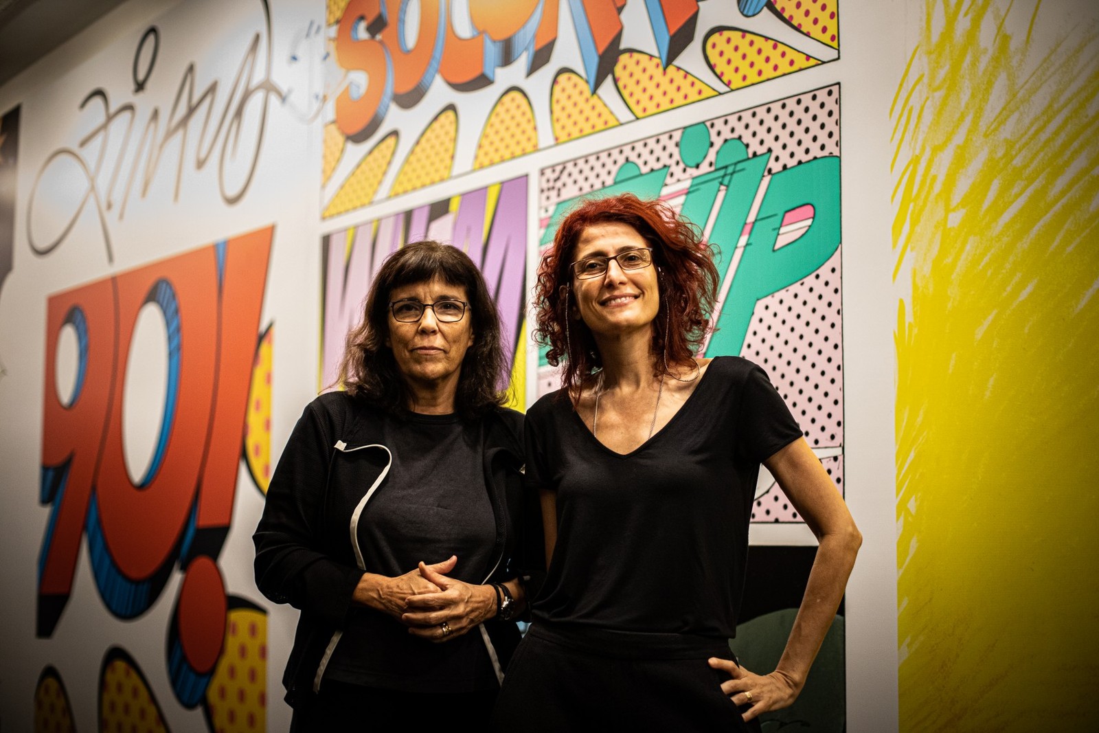 Adriana Lins e Daniela Thomas, curadoras da exposição 'Mundo Zira' no CCBB — Foto: Hermes de Paula