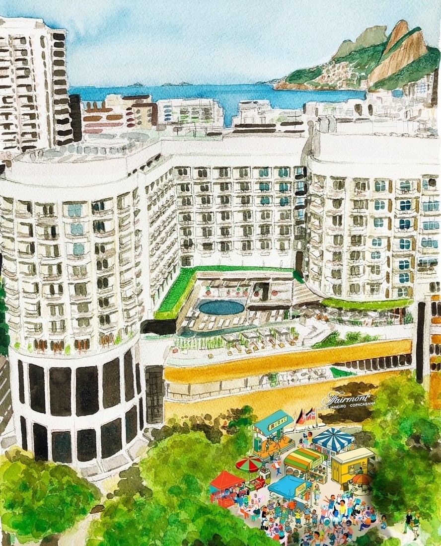 Fairmont Rio celebra cinco anos com evento gratuito na praia de Copacabana