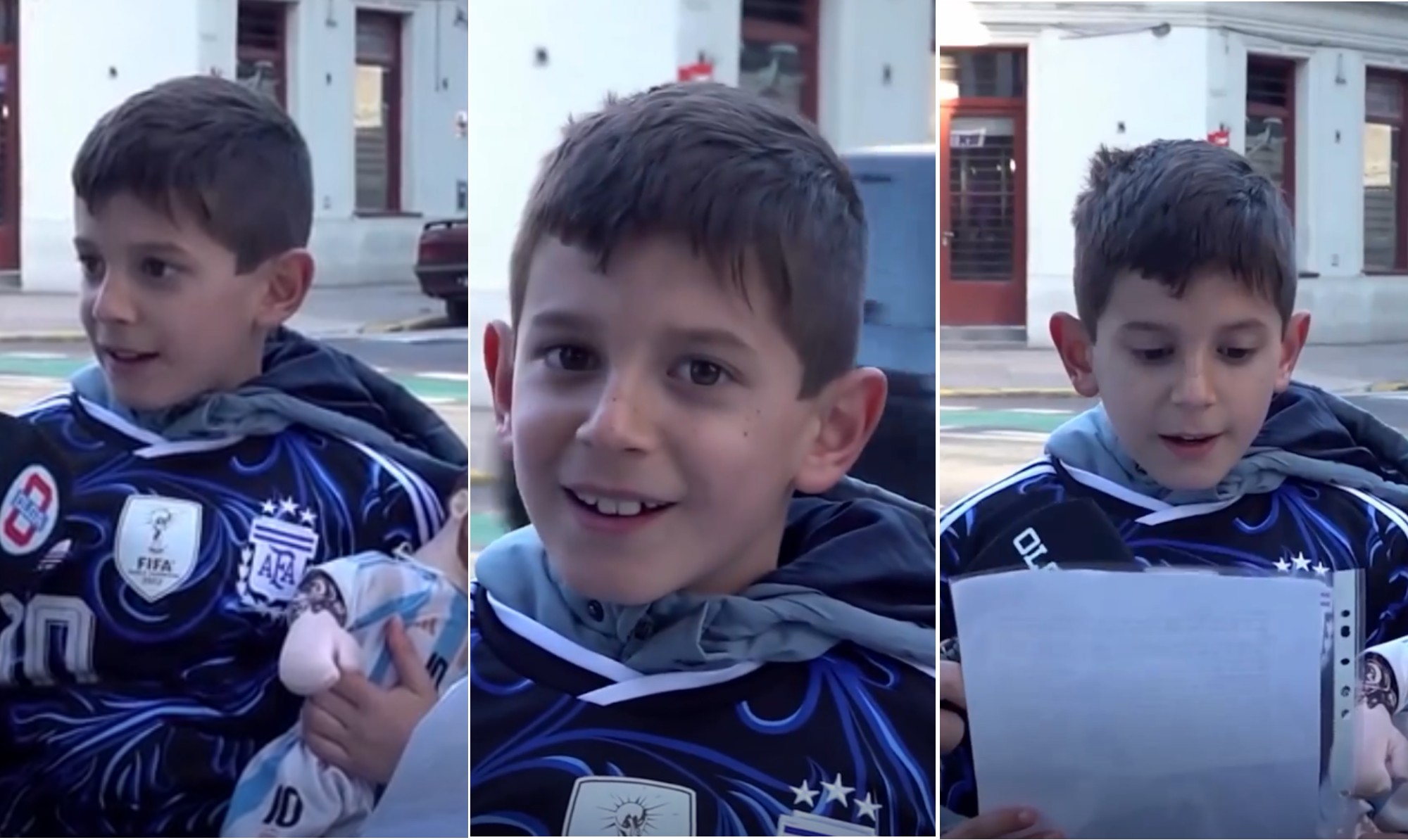 Menino de 8 anos escreve carta para Messi, viraliza e ganha viagem para ver Argentina jogar na Copa do Mundo