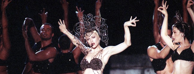 Show da Madonna no estádio Maracanã em 1993 — Foto: Anibal Philot / Agência O Globo