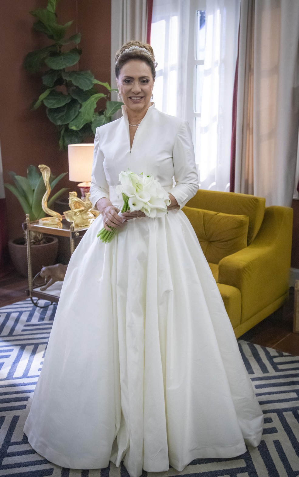 Cena do casamento de Agatha e Antônio em 'Terra e paixão' — Foto: Paulo Belote/TV Globo