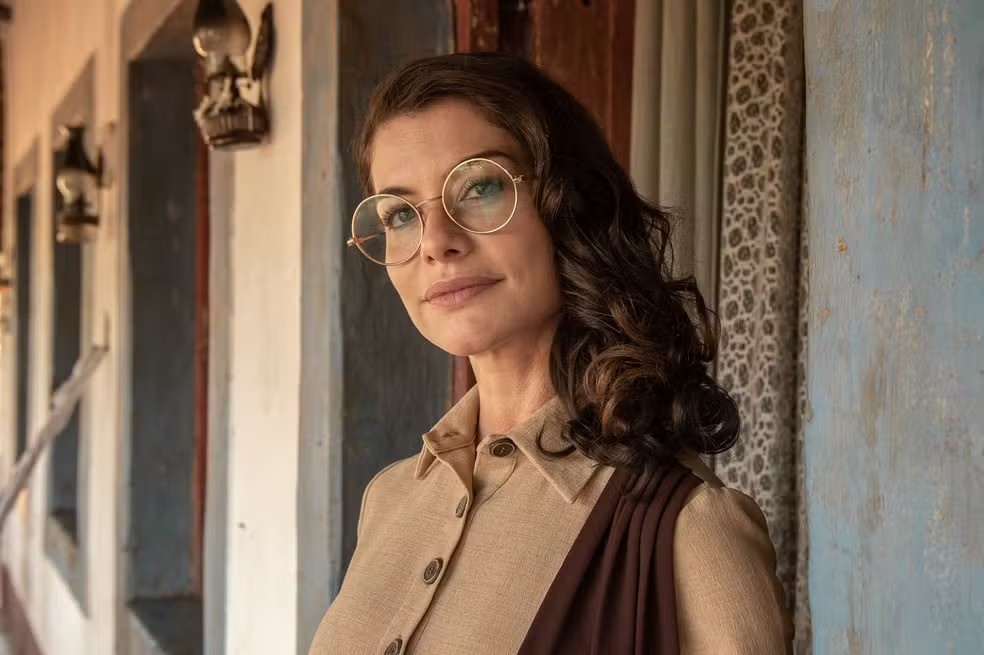 Alinne Moraes é Jânia em 'Guerreiros do sol' — Foto: Divulgação TV Globo/Estevam Avellar