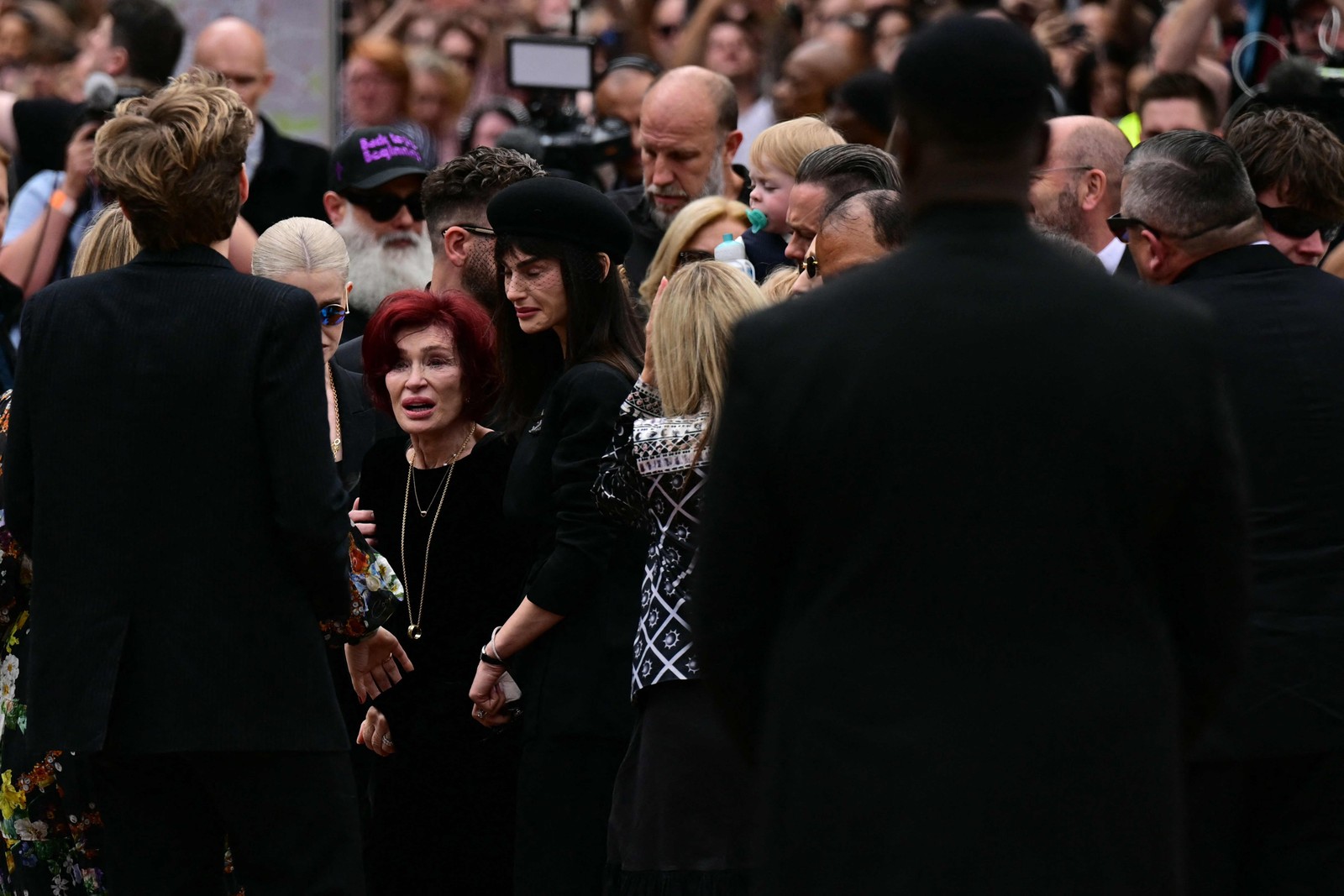 Sharon Osbourne participant ADEUS A OZZY OSBOURNE- FOTO: AFP
