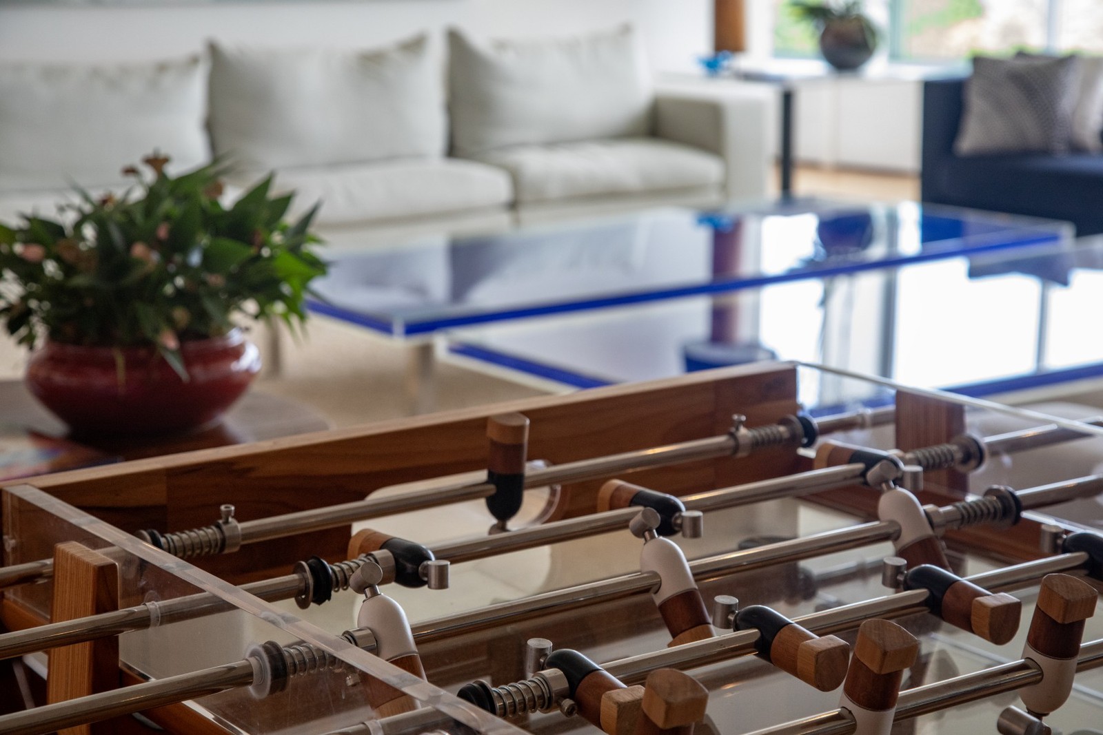 Detail of the apartment of the actress Clarice Alves and her husband, the player Marcelo — Photo: Ana Branco