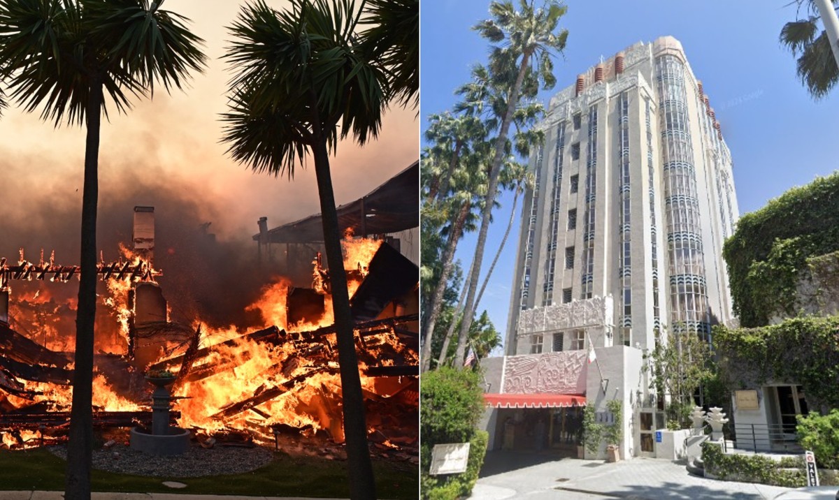 Incêndios em Los Angeles: Pânico em Hollywood, Moradores Buscam Refúgio no Famoso Sunset Tower Hotel