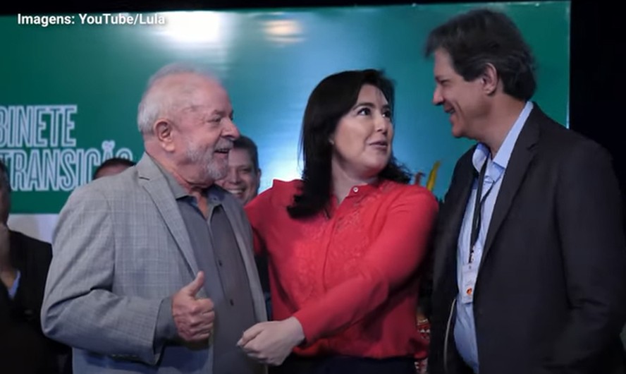 Lula, Simone Tebet e Fernando Haddad