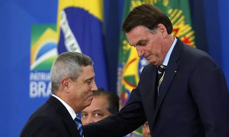 General Walter Braga Netto e Jair Bolsonaro