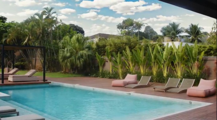 Piscina da Casa de Paolla Oliveira - foto: reprodução/gnt globoplay