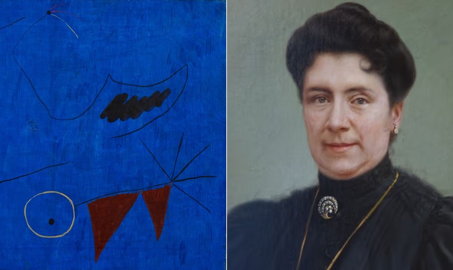 JOAN MIRO、SOBRETEIXIM VIII、海外版超希少レゾネ Raio-X revela que Joan Miró pintou sobre retrato da própria mãe