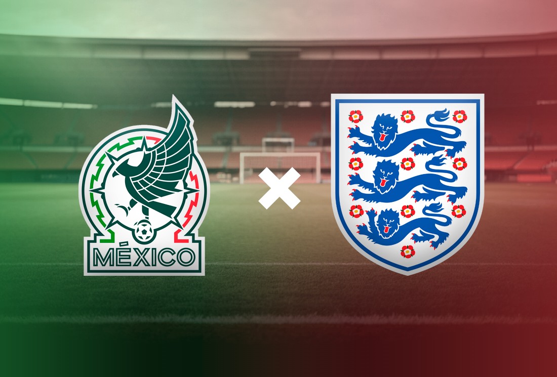 México x Inglaterra: onde assistir ao vivo ao jogo da Copa do Mundo de 2026