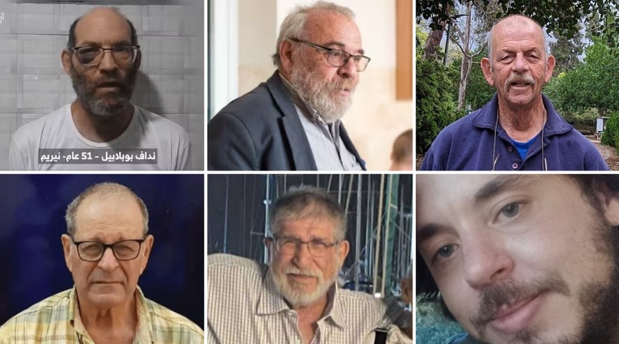 Fileira superior, da esquerda para a direita: Nadav Popplewell, Alex Dancyg, Chaim Peri, Avraham Munder, Yoram Metzger, Yagev Buchshtab