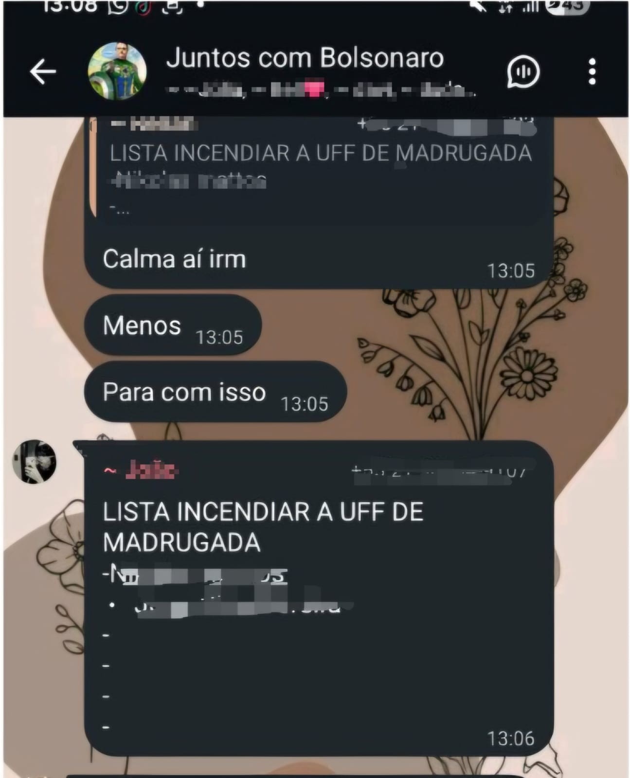 'Incendiar a UFF de madrugada': após manifestações pró-Lula, estudantes recebem ameaças; reitor aciona Polícia Federal