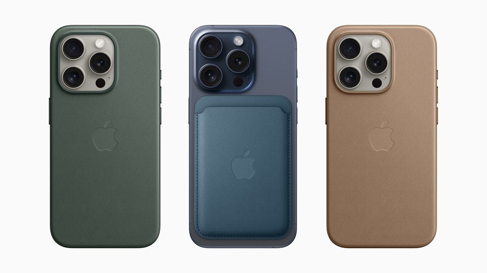 iPhone não terá mais capa de couro; Apple aposta em material de microsarja, com 68% da composição reciclada — Foto: Reprodução