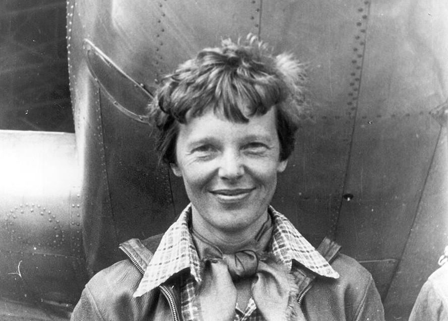 Amelia Earhart, aviadora americana que desapareceu em 1937