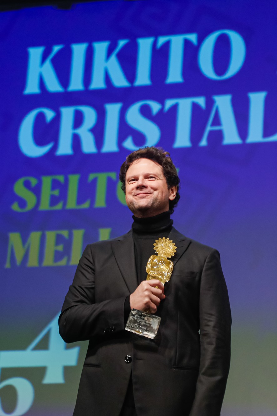 Homenageado com Kikito de Cristal, ator Selton Mello | Foto oficial: