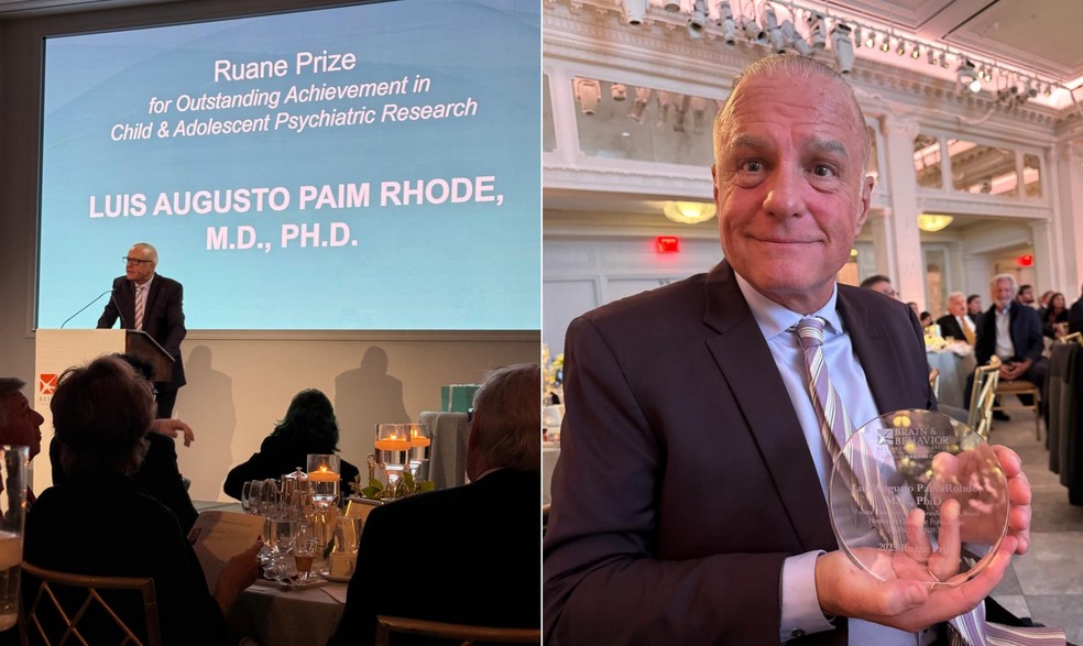 Psiquiatra Luis Augusto Rohde é 1º brasileiro a ganhar o 'Oscar da saúde mental'. — Foto: Arquivo Pessoal