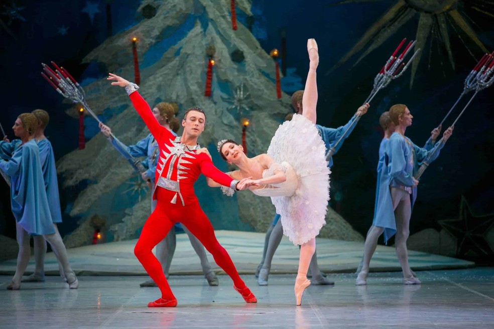 Ballet Clássico de São Petersburgo apresenta “O Quebra-Nozes” com participação de Alexander Volchkov. — Foto: Divulgação