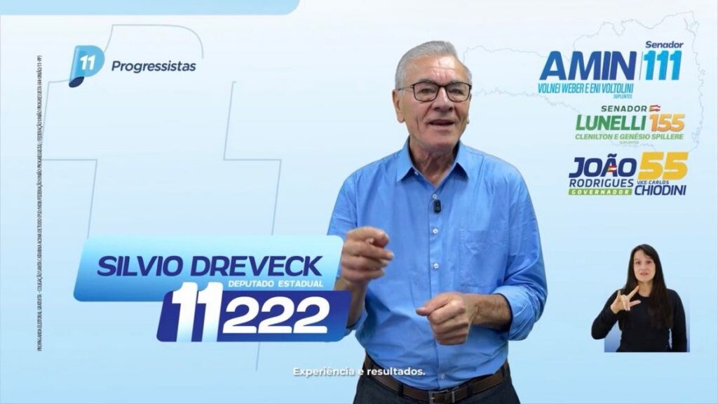 Candidatos a deputado pelo PP em SC tentam esconder nome de adversário de Jorginho Mello na propaganda eleitoral