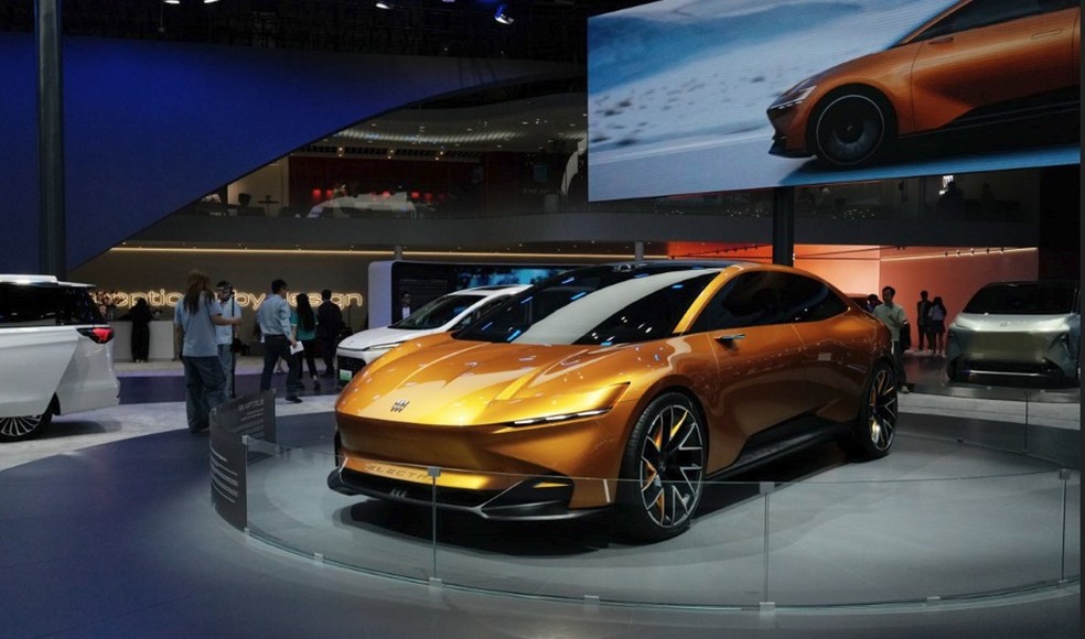 Carro-conceito Electra-GS da Buick — Foto: Qilai Shen/Bloomberg