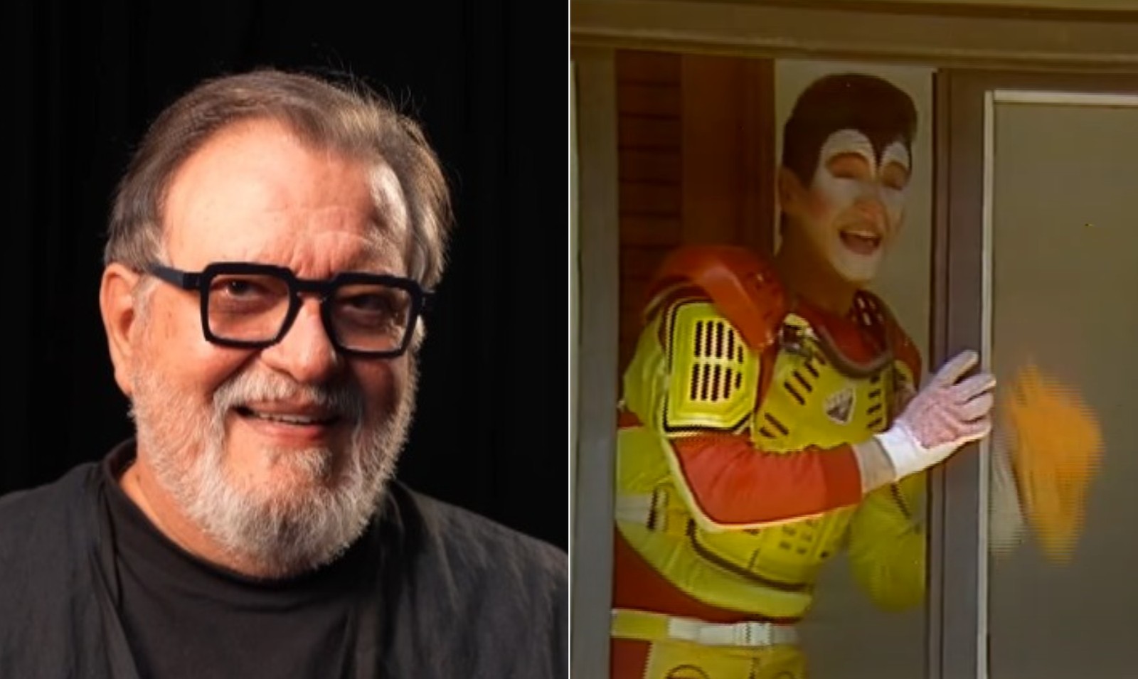 O ator Luis Mello, que interpretará Bartolomeo no remake de Vale tudo, preparou um programa infantil pouco antes do lançamento do clássico – Foto: Reprodução/Instagram e TV Cultura