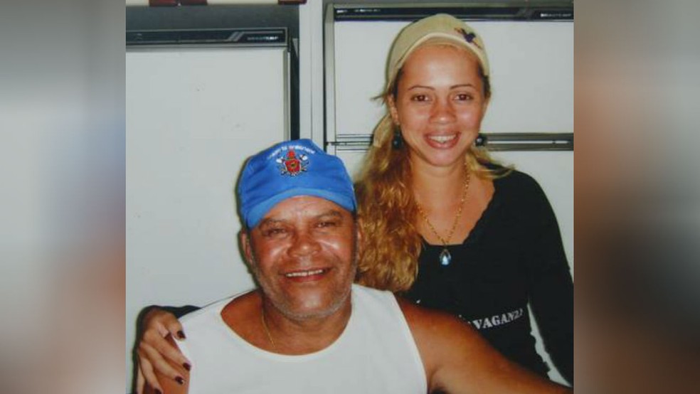 Adriane com Renné Senna — Foto: Reprodução