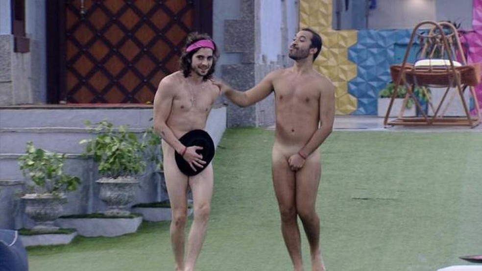 Fiuk e Gil do Vigor no BBB 21 — Foto: TV Globo