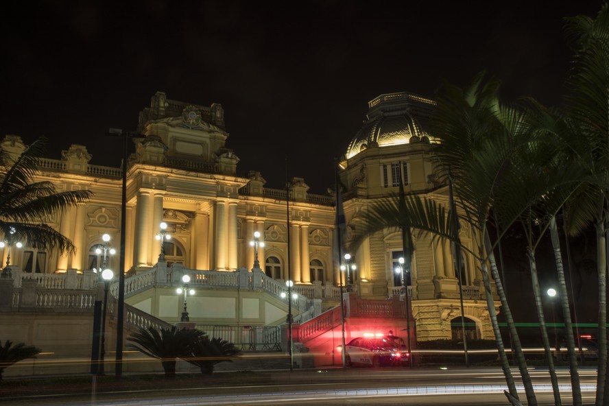 O Pal&aacute;cio Guanabara, sede do governo do estado do Rio