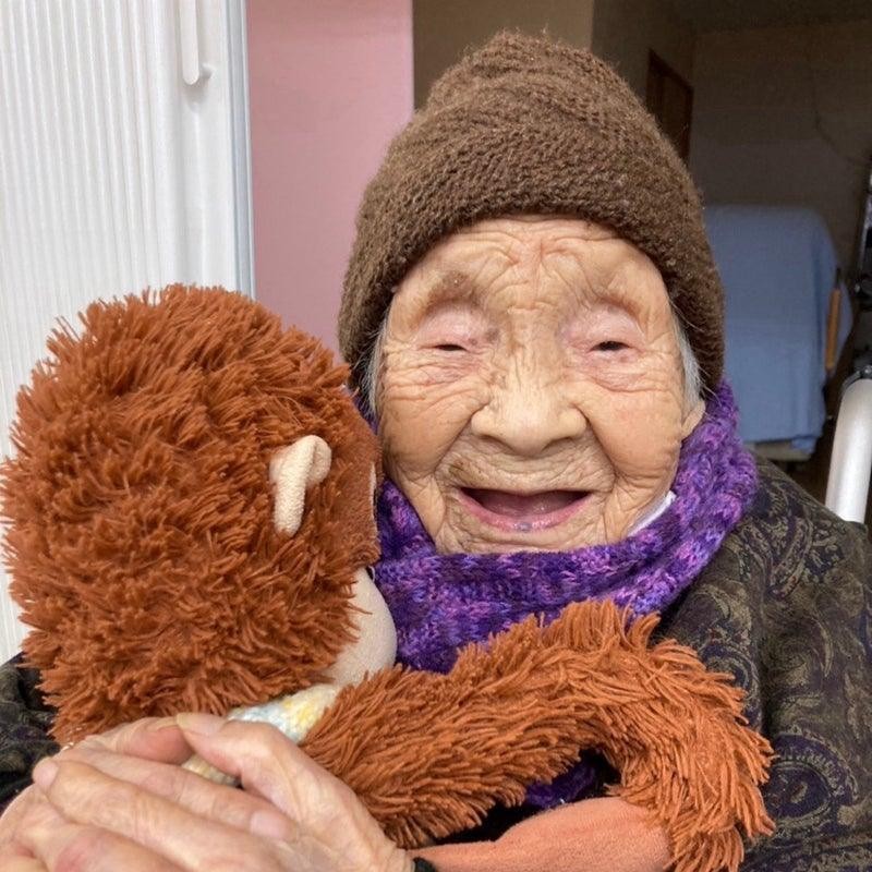 Mine Kondo, 114 anos e 125 dias: nasceu em 1º de setembro de 1910 em Toyota, Japão – Imagem: Reprodução