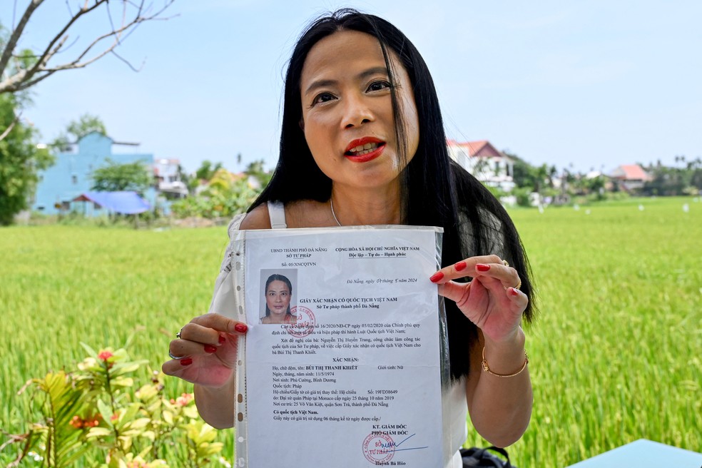 Dussart cresceu na França, mas diz que sua'alma é vietnamita' — Foto: Nhac Nguyen / AFP